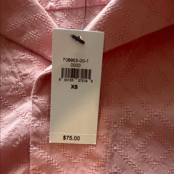 Banana Republic Pink Casual Button Down Shirt - Picture 2 of 4